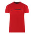 Aquascutum London 1851 Split Logo Red T Shirt