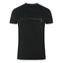 Aquascutum London 1851 Split Logo Black T Shirt