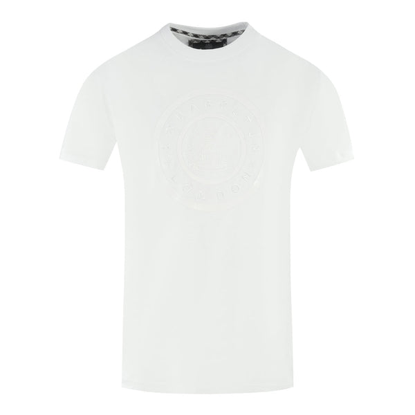 Aquascutum London Circle Logo White T Shirt