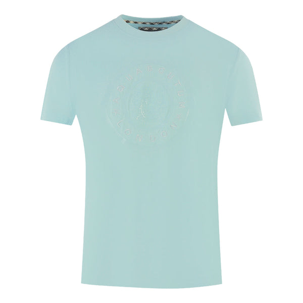 Aquascutum London Circle Logo Sky Blue T Shirt