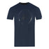 Aquascutum London Circle Logo Navy Blue T Shirt