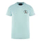 Aquascutum London Embroidered A Logo Sky Blue T-Shirt