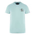 Aquascutum London Embroidered A Logo Sky Blue T-Shirt