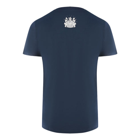 Aquascutum London Embroidered A Logo Navy Blue T Shirt