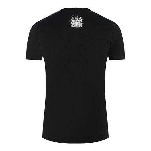 Aquascutum London Embroidered A Logo Black T Shirt