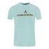 Aquascutum Script Logo Sky Blue T Shirt