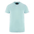 Aquascutum London Tonal Aldis Logo Sky Blue T-Shirt T01023 78