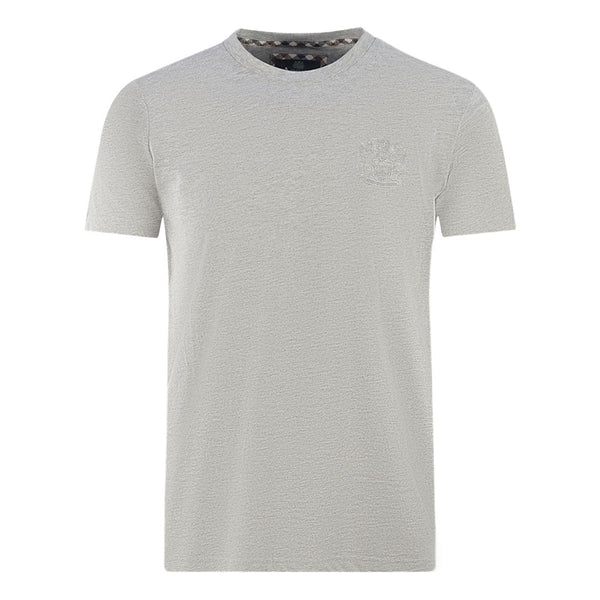 Aquascutum London Tonal Aldis Logo Grey T Shirt