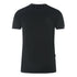 Aquascutum London Tonal Aldis Logo Black T Shirt