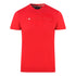 Aquascutum Brand Embossed Logo Red T Shirt