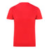 Aquascutum Brand Embossed Logo Red T Shirt