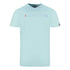Aquascutum Brand Embossed Logo Sky Blue T-Shirt S