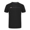Aquascutum Brand Embossed Logo Black T-Shirt T01123 99
