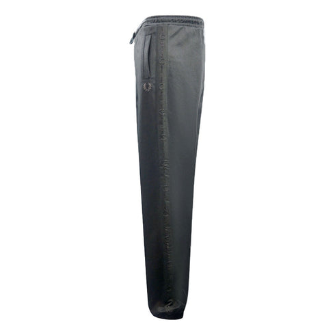 Fred Perry T3512 102 Tonal Tape Black Sweat Pants