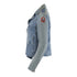Parajumpers Tack Suede Purple Distressed Leather Jacket