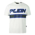 Philipp Plein Sport Blue Block White T Shirt