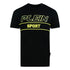 Philipp Plein Sport Block Gold Logo Black T Shirt