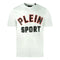Plein Sport Block Logo White T Shirt