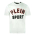 Plein Sport Block Logo White T Shirt