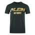 Plein Sport Gold Logo Black T-Shirt - Nova Clothing
