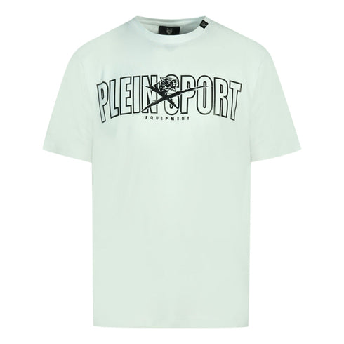 Philipp Plein Sport Bold Branded Logo White T Shirt