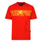 Plein Sport Bold Branded Logo Red T Shirt