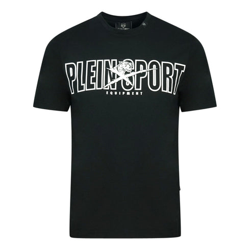 Plein Sport Bold Branded Logo Black T-Shirt S