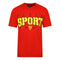 Philipp Plein Sport Bold Sport Logo Red T Shirt - Style Centre Wholesale