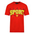 Philipp Plein Sport Bold Sport Logo Red T Shirt - Style Centre Wholesale