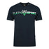Philipp Plein Sport Bold Split Logo Navy Blue T Shirt