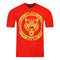 Plein Sport Scribble Layer Logo Red T Shirt