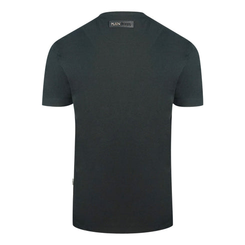 Plein Sport Scribble Layer Logo Black T Shirt