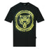 Plein Sport Yellow Scribble Layer Logo Black T-Shirt M