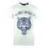 Plein Sport Large Stencil Tiger Logo White T Shirt
