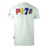 Plein Sport Multi Colour Logos White T Shirt