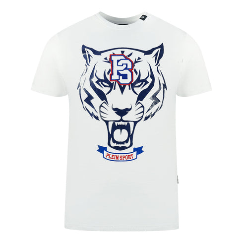 Plein Sport PS Tiger Logo White T-Shirt S