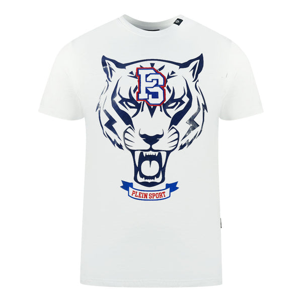 Plein Sport PS Tiger Logo White T-Shirt S