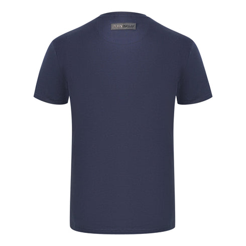 Plein Sport Signature Navy Blue T-Shirt TIPS122TN 85