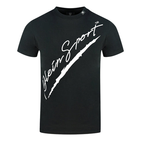 Plein Sport Signature Black TShirt New TIPS122TN 99