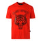 Plein Sport Tiger Head Logo Red T-Shirt TIPS127