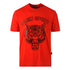 Plein Sport Tiger Head Logo Red T-Shirt TIPS127