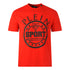 Plein Sport Large Circle Logo Red T Shirt