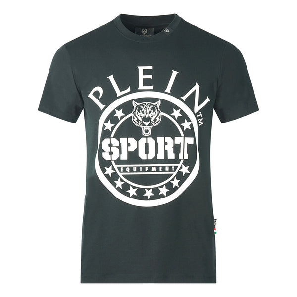 Plein Sport Large Circle Logo Black T-Shirt - Nova Clothing