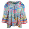 Inoa Tivoli Gardenia 12009 Multicoloured Boho Top Tivoli Gardenia 12009 Boho Top