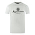 Aquascutum London Aldis Brand Logo White T Shirt Ts002 01 - Style Centre Wholesale