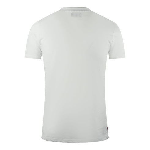 Aquascutum London Aldis Brand Logo White T Shirt Ts002 01 - Style Centre Wholesale