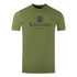 Aquascutum London Aldis Brand Logo Army Green T Shirt