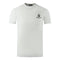 Aquascutum Active Small Logo Pocket Optical White T-Shirt AA FW23 TS004 01