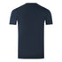 Aquascutum London Aldis Brand Logo On Chest Navy Blue T Shirt