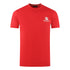 Aquascutum London Aldis Brand Logo On Chest Red T-Shirt TS004 13